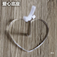 Adjustable Transparent Acrylic Stainless Steel Stand for 1/12 BJD OB11 GSC Doll Figures