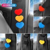 Rhinestone Car Seat Belt Clip Adjuster - Non-Slip Safety Belt Stopper for Vehicle Interior