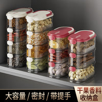 Large Capacity Kitchen Storage Box for Dry Goods, Spices, Fruits, and Vegetables - Refrigerator Fresh-keeping Food Container