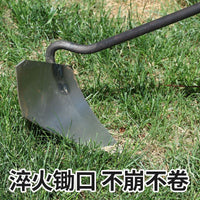 Heavy-Duty Manganese Steel Triangle Hoe for Gardening and Farming, Soil Loosening Tool