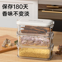 Sealed Fresh-keeping Box New Spice Storage Box Kitchen Household Octagonal Cinnamon Dried Chili Pepper Star Anise Storage Box