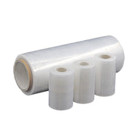 Small Roll PE Stretch Film 5cm-6cm Industrial Packaging Film Takeaway Fresh-keeping Film Transparent Sealing Grafting Film
