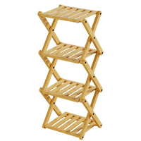 Foldable Multi-tier Plant Stand for Balcony Indoor Living Room Floor-standing Flower Pot Rack Succulent Plant Display Shelf