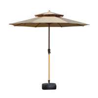 Outdoor Rainproof Sunshade Umbrella Garden Patio Large Sun Umbrella Commercial Center Pole Umbrella