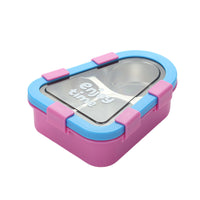 Microwaveable Divided Lunch Box for Office Workers and Students, Temperature-Resistant Lightweight Stainless Steel Insulated Bento Box