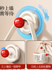 Wall-Mounted Suction Cup Facial Tissue Storage Basket for Bathroom Countertop, Draining Organizer for Used Face Towels