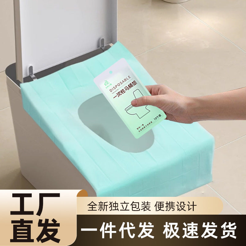 Disposable Toilet Seat Covers Full Coverage Individually Wrapped Travel Maternity Waterproof Portable Toilet Seat Pads
