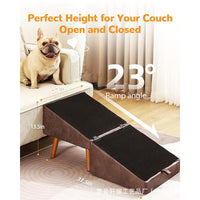 Indoor Wooden Pet Ramp for Dogs, Sofa Split Ladder, Dog Stairs and Footstool