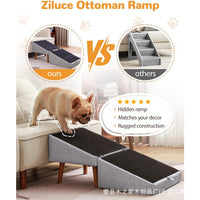 Pet Stairs Dog Ramp Sofa Ladder Bed Slope Wooden Pet Stool Dog Ramp Dog Ladder Pet Ramp
