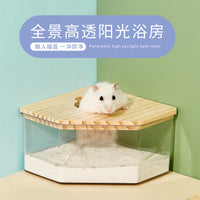 Hamster Bathroom Bathtub Toilet Dual-use Golden Bear Bathing Basin Sand Urinal Anti-splash Supplies