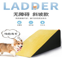 Pet Dog Cat Ramp Stairs for High-Age Pets, Non-Slip Ladder Slope for Beds, Washable and Detachable