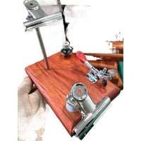 Handmade Braiding Rope Fixator Mini Wooden Weaving Loom Braiding Workbench Portable Rope Making Holder