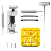 Watch Repair Tool Kit - Band Link Remover, Hammer, Base, Pin Punch Set for Strap Adjustment