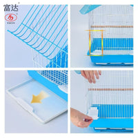 Portable Bird Cage for Parakeets and Small Birds - Ideal for Budgies, Peonies, and Other Small Avians
