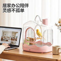 Portable Bird Cage for Parrots and Small Birds - Travel Carrier for Outdoor Use and Home