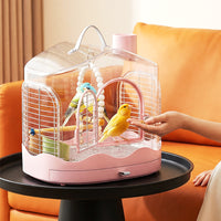 Large Luxury Bird Cage for Parakeets and Small Birds, Splash-Proof Design, Factory Wholesale