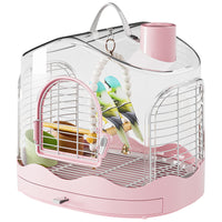 Large Luxury Bird Cage for Parakeets and Small Birds, Splash-Proof Design, Factory Wholesale