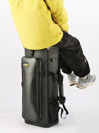 Folding Fishing Chair Bag with Rod Holder and Hard Shell