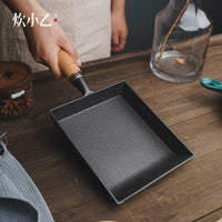 Cast Iron Square Mini Frying Pan for Tamagoyaki and Steak