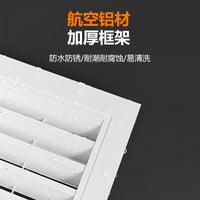 Aluminum Alloy Rainproof Louver Ventilation Grille for Outdoor Wall