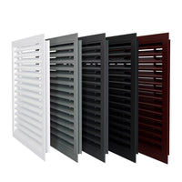 Aluminum Alloy Rainproof Louver Ventilation Grille for Outdoor Wall