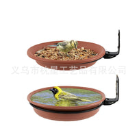 Hanging Bird Feeder and Bath Tray Set with Birdhouse, Garden Outdoor