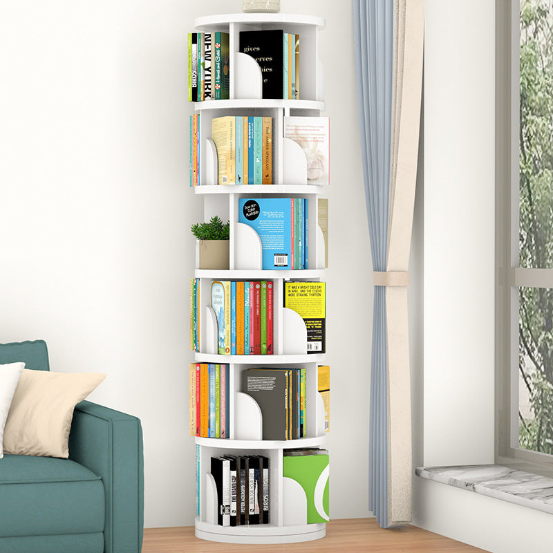 Rotating Bookshelf for Home, Space-Saving, Children's Picture Book Storage