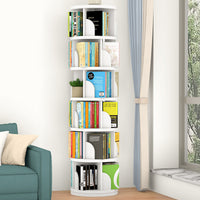 Rotating Bookshelf for Home, Space-Saving, Children's Picture Book Storage