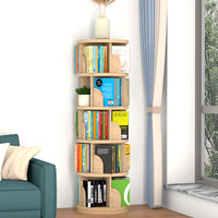 Rotating Bookshelf for Home, Space-Saving, Children's Picture Book Storage