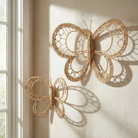 Nordic Flower Rattan Wall Decoration for Home Decor