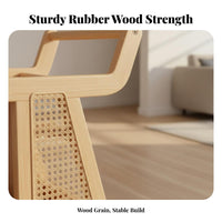 2-Tier Rolling Trolley Vintage design Side Table adaptable Use for Renters, Hosts