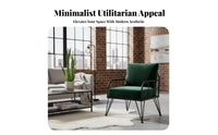 urban aesthetic Metal Frame Settee Minimalist Design Sofa long-lasting Construction Living Room Seating Comfortable paddinging for Apartment Dwellers, Business Owners, Cafe, Lounge, Small Spaces, Office