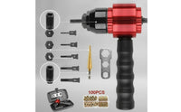 Rivet Adapter with Wrench Labor-Saving Cordless Riveter Insert Nut Tool
