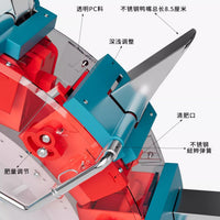 Manual Push-Type Fertilizer Applicator with Multiple Nozzles for Corn and Garlic