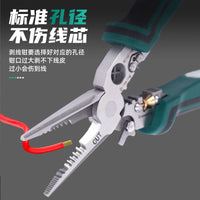 Multifunctional Wire Stripping Pliers with Voltage Tester