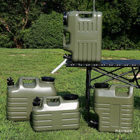 Portable 25L PE Water Container with Faucet for Camping