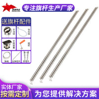 Angled Wall-Mounted Aluminum Flag Pole Bracket