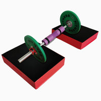 Barbell Shock Absorbing Mat - PVC Gym Dumbbell Buffer Pad for Noise Reduction