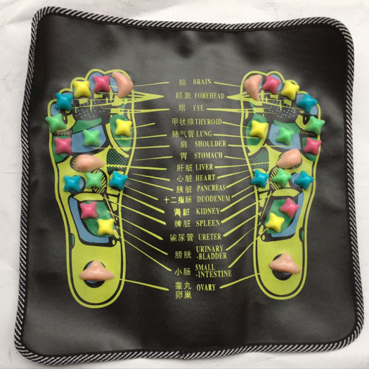 Pebble Foot Massage Mat 35x35 cm