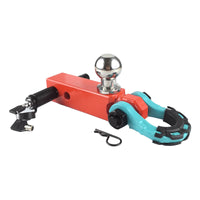 Aluminum Alloy U-Hook Shackle Off-Road Trailer Hitch Tow Ball Rear Bumper Tow Arm