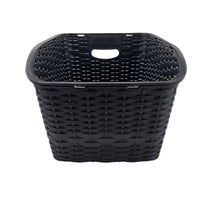 Large Plastic Bicycle Basket for Rear Rack, Suitable for Mountain Bikes and Folding Electric Bikes