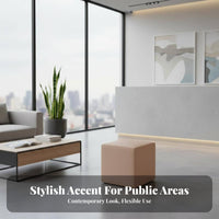 Backless Narrow Bench Space-Saving Long Stool adaptable Design for Clients, Adults