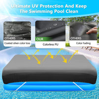 Cross-border Swimming Pool Cover Rain and Dust Proof, Foldable, Silver-Coated Oxford Cloth, Wholesale