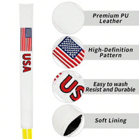 Golf Club Headcover for Direction Stick, PU Leather, Simple Style