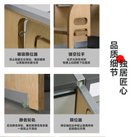 Foldable Kitchen Step Stool with Hidden Storage