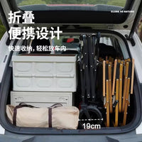 Zhengqi Large Folding Camping Cart with Tabletop, 200kg Capacity