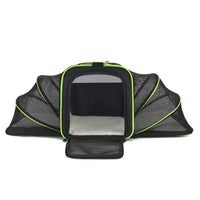 Large Capacity Expandable Pet Carrier Bag with Breathable Mesh
