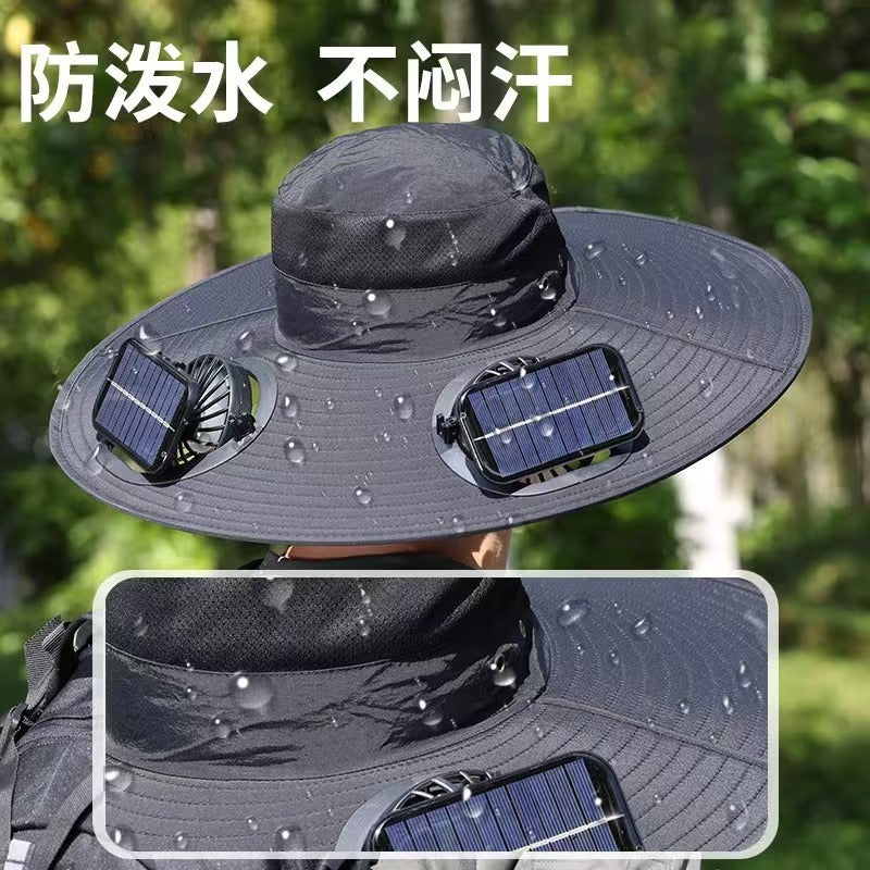 UV Protection Fishing Sun Hat with Fan