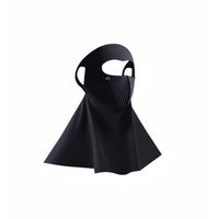 Summer Full Face Sun Protection Mask with Neck Cover, Facekini, Ice Silk, 3D, UV Protection