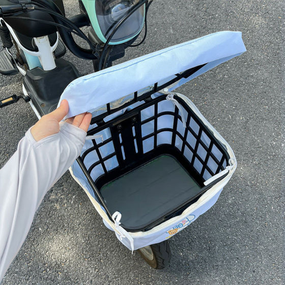 Electric Bike Basket Waterproof Dustproof Cover